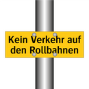 Kein Verkehr auf den Rollbahnen