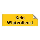 Kein Winterdienst