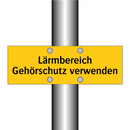 Lärmbereich Gehörschutz verwenden