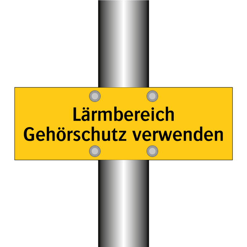 Lärmbereich Gehörschutz verwenden