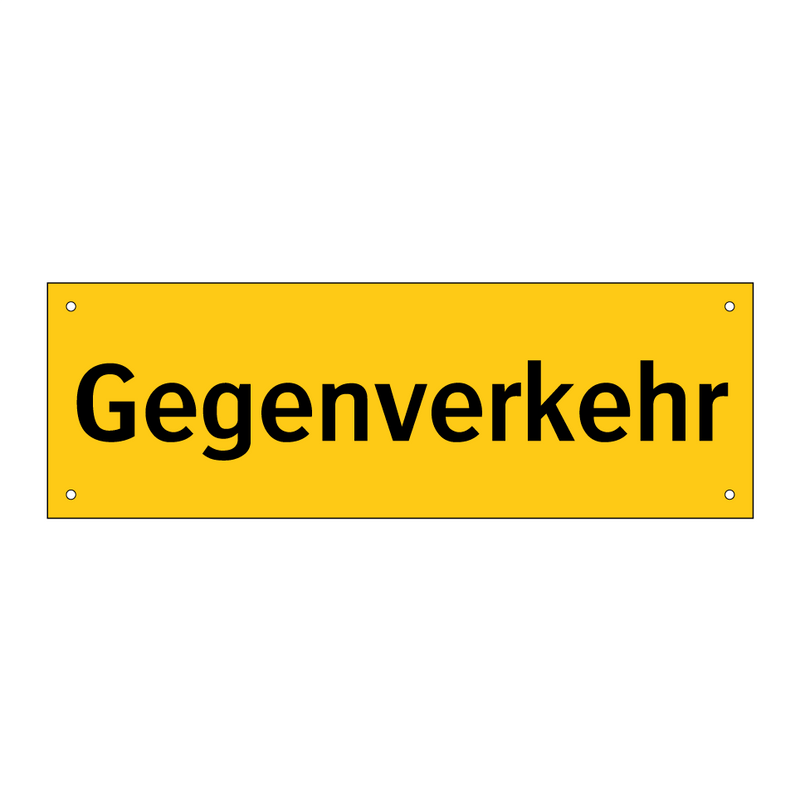 Gegenverkehr