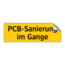PCB-Sanierung im Gange