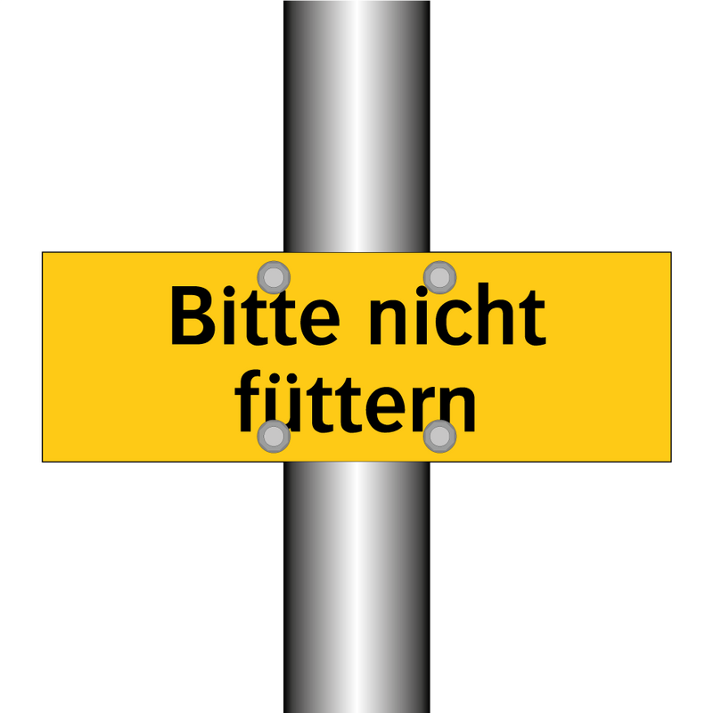 Bitte nicht füttern