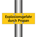 Explosionsgefahr durch Propan