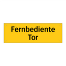 Fernbediente Tor