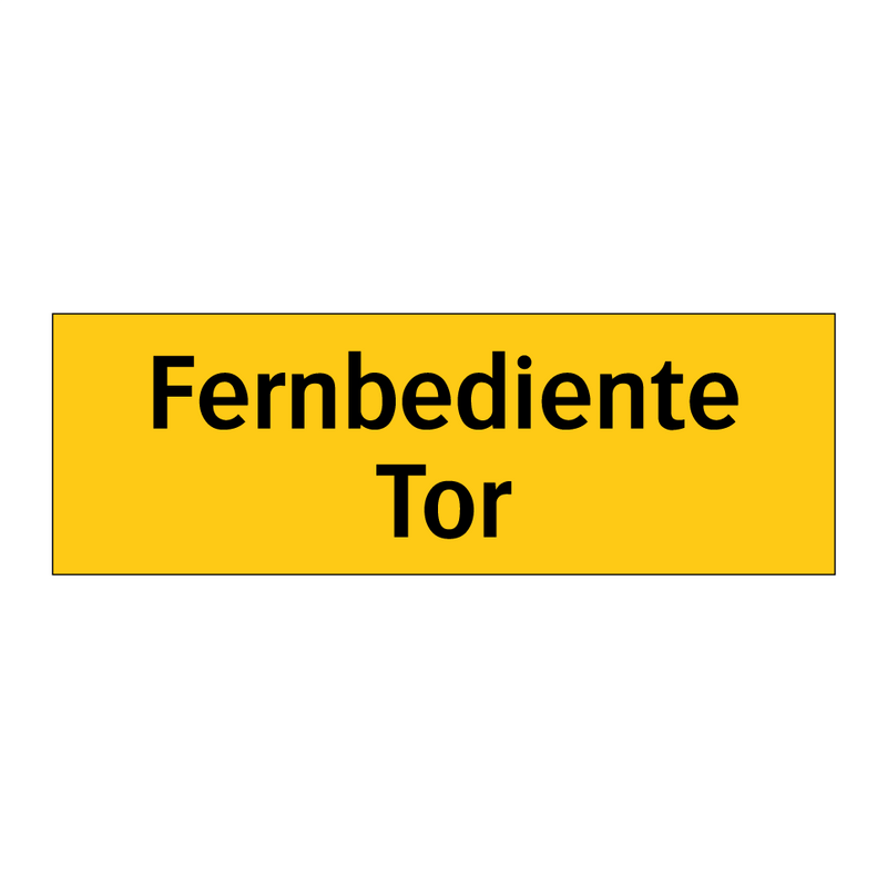 Fernbediente Tor
