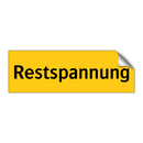 Restspannung