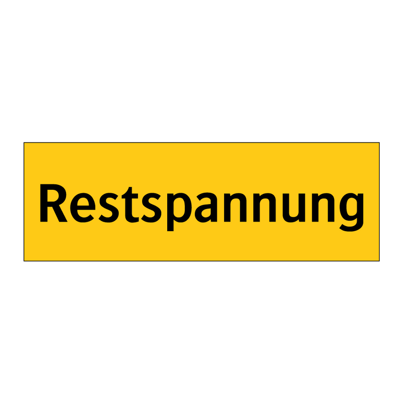 Restspannung