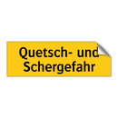 Quetsch- und Schergefahr