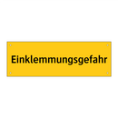 Einklemmungsgefahr