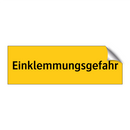 Einklemmungsgefahr