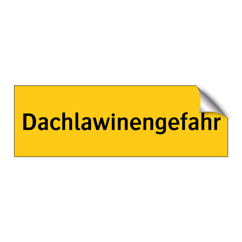 Dachlawinengefahr