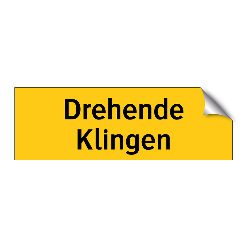 Drehende Klingen