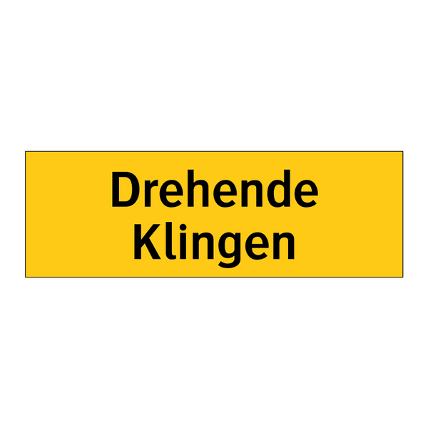 Drehende Klingen