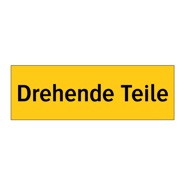 Drehende Teile