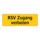 RSV Zugang verboten