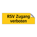 RSV Zugang verboten