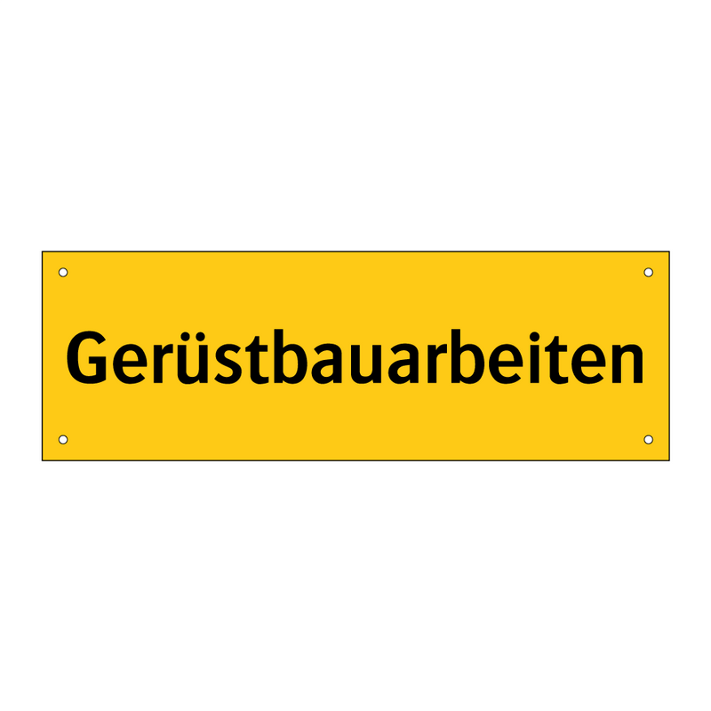 Gerüstbauarbeiten