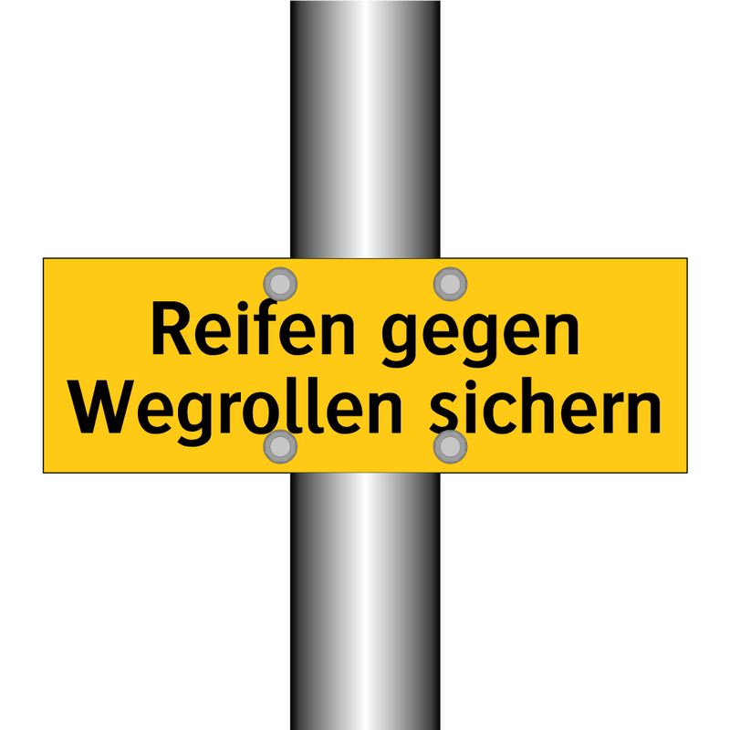 Reifen gegen Wegrollen sichern