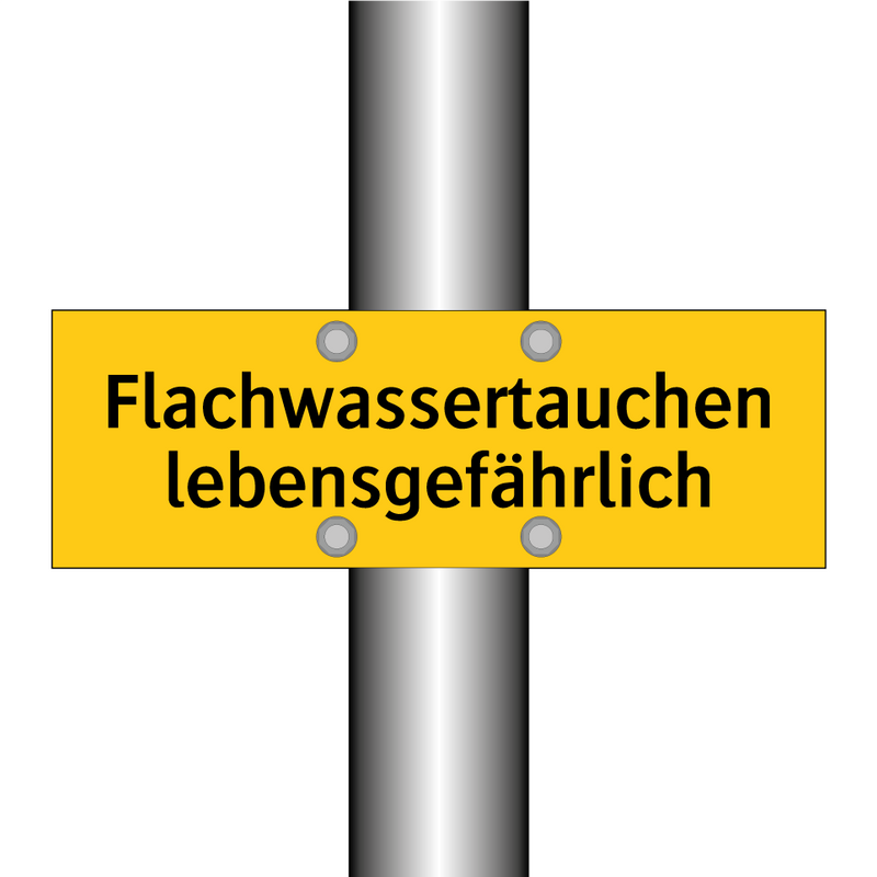 Flachwassertauchen lebensgefährlich