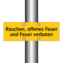 Rauchen, offenes Feuer und Feuer verboten