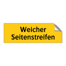 Weicher Seitenstreifen
