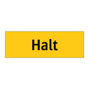 Halt