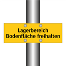 Lagerbereich Bodenfläche freihalten
