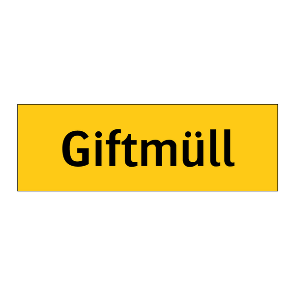 Giftmüll
