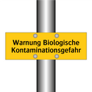Warnung Biologische Kontaminationsgefahr