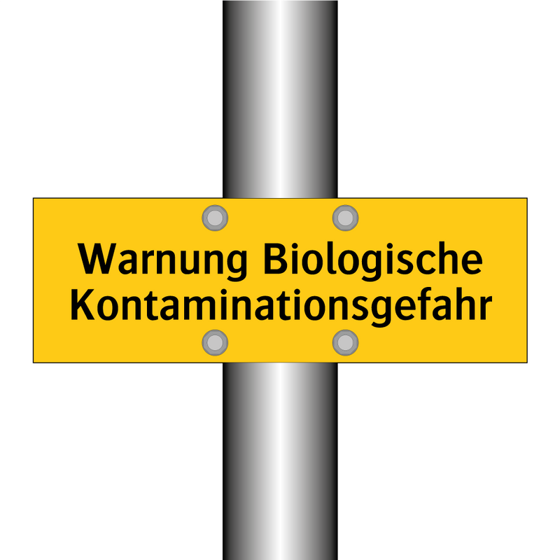 Warnung Biologische Kontaminationsgefahr