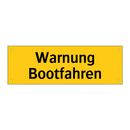 Warnung Bootfahren