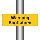 Warnung Bootfahren