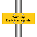 Warnung Erstickungsgefahr