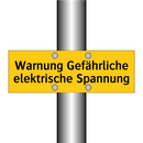 Warnung Gefährliche elektrische Spannung