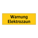 Warnung Elektrozaun