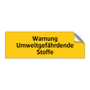 Warnung Umweltgefährdende Stoffe