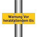 Warnung Vor herabfallendem Eis