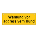 Warnung vor aggressivem Hund