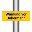 Warnung vor Dobermann
