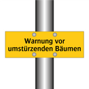 Warnung vor umstürzenden Bäumen