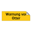 Warnung vor Otter