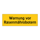 Warnung vor Rasenmährobotern