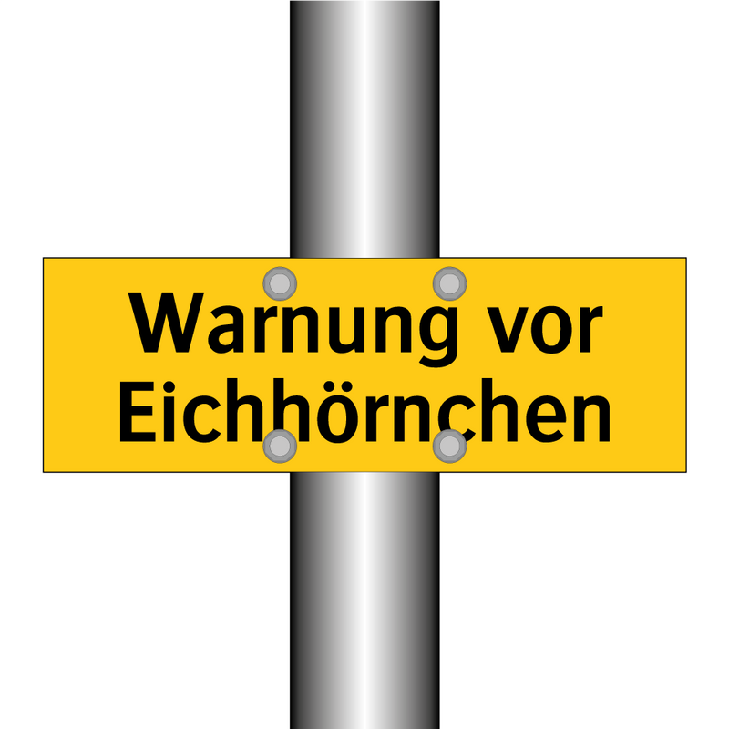 Warnung vor Eichhörnchen