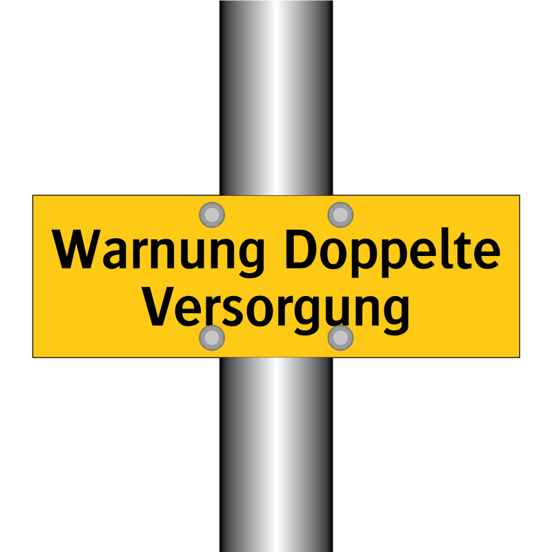 Warnung Doppelte Versorgung