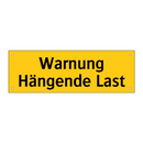 Warnung Hängende Last