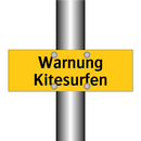 Warnung Kitesurfen