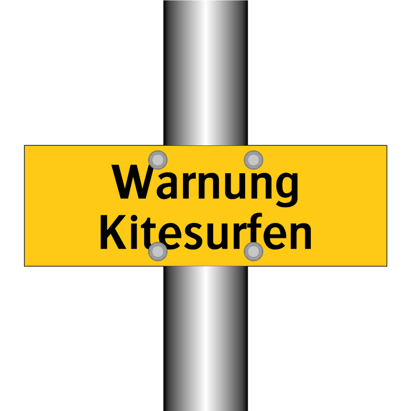 Warnung Kitesurfen