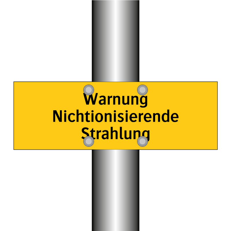 Warnung Nichtionisierende Strahlung