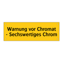 Warnung vor Chromat - Sechswertiges Chrom